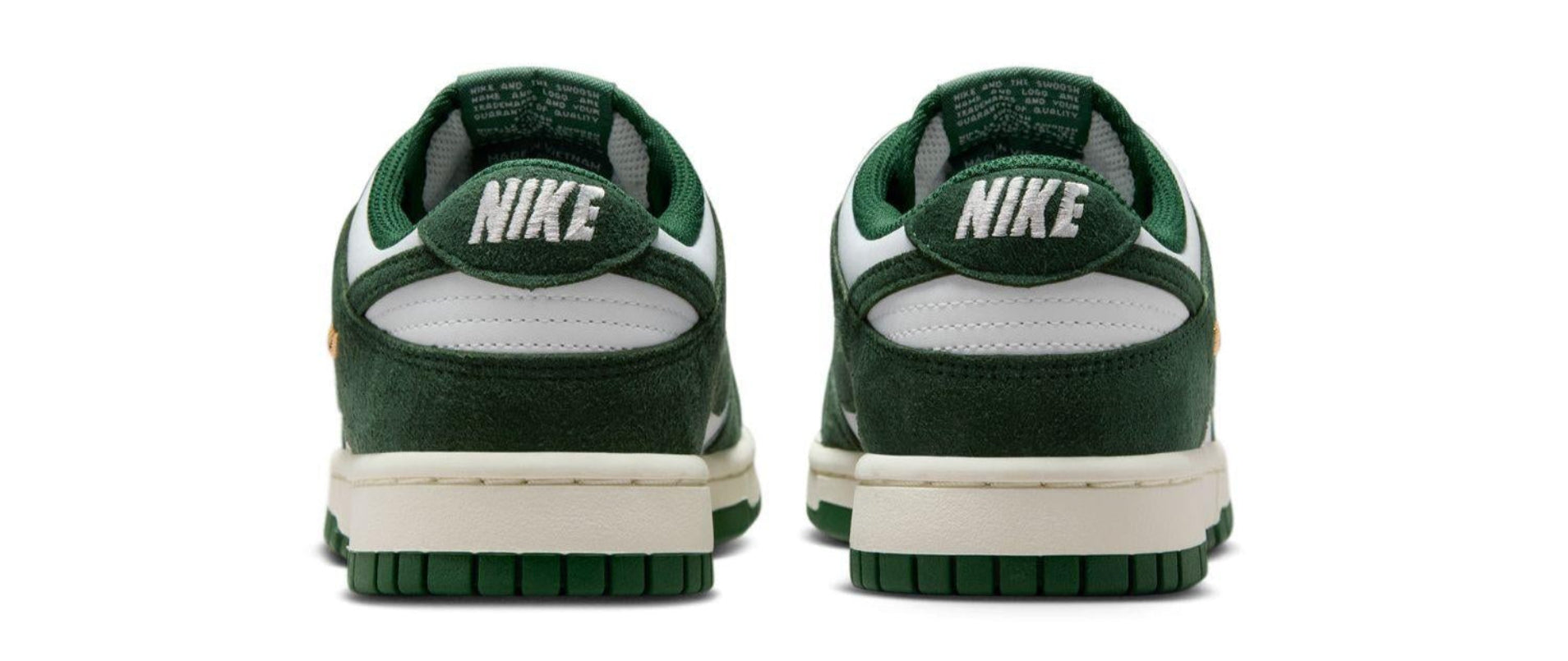 Nike Dunk Low Gorge Green Gold Mini Swoosh (Women's)