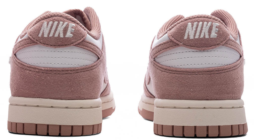 Nike Dunk Low Rose Whisper Gold Mini Swoosh (Women's)