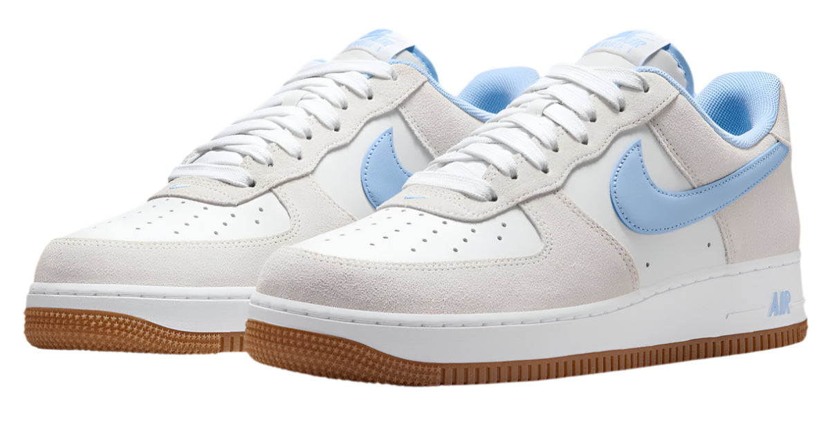 Nike Air Force 1 Low '07 LV8 Photon Dust White Gum Medium Brown Psychic Blue
