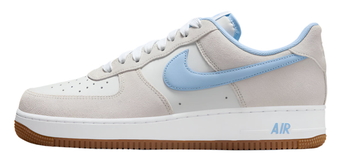 Nike Air Force 1 Low '07 LV8 Photon Dust White Gum Medium Brown Psychic Blue