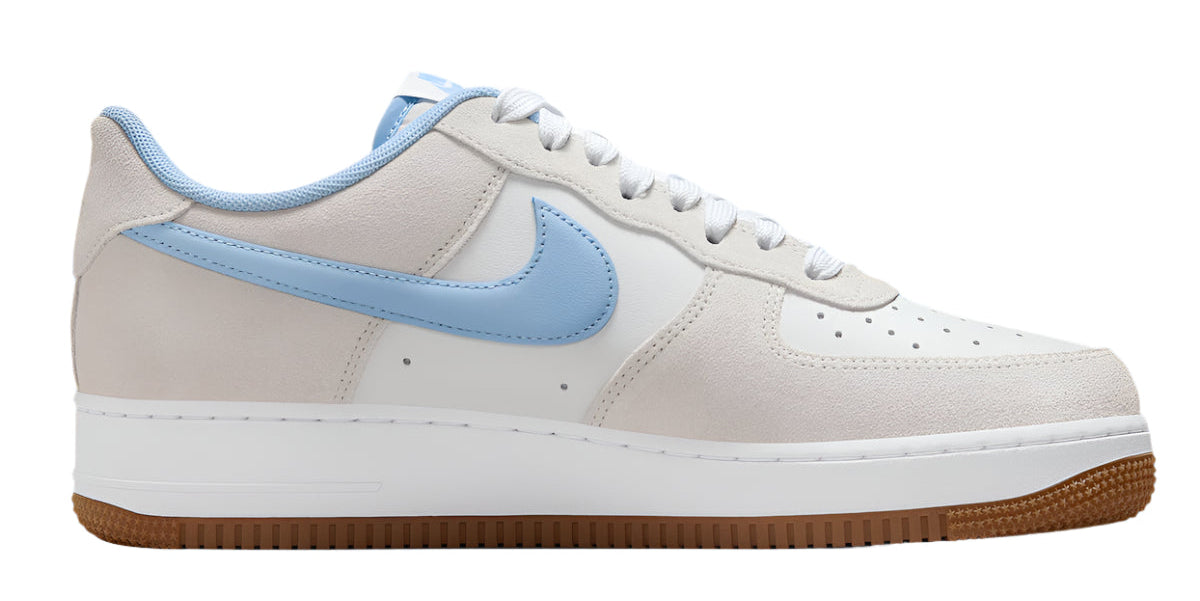 Nike Air Force 1 Low '07 LV8 Photon Dust White Gum Medium Brown Psychic Blue