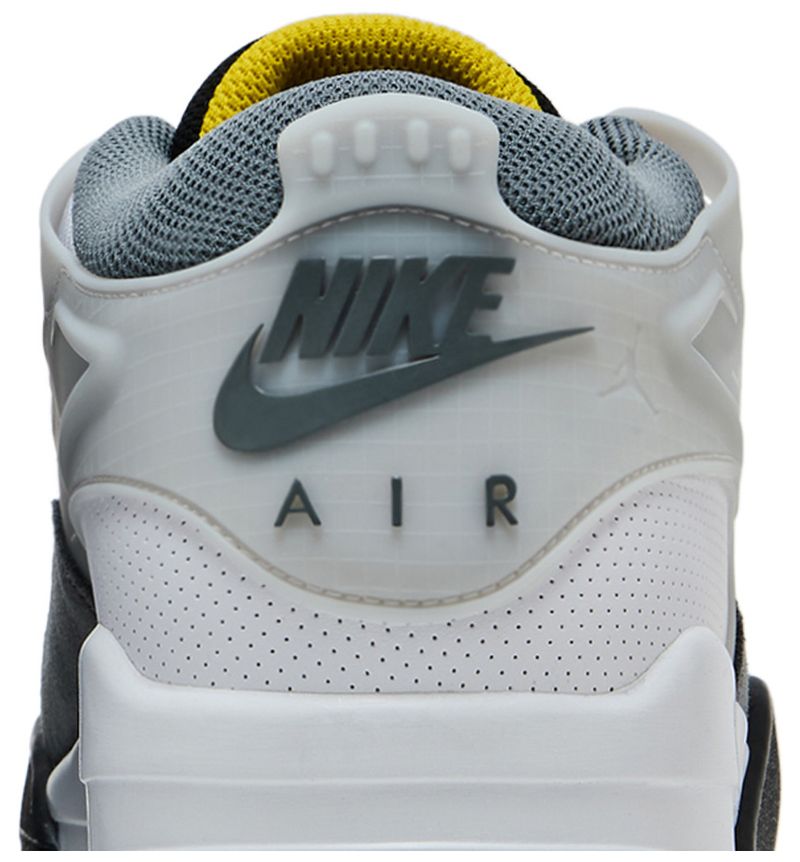 Jordan 4 RM Premium White Black Smoke Grey Fire Red