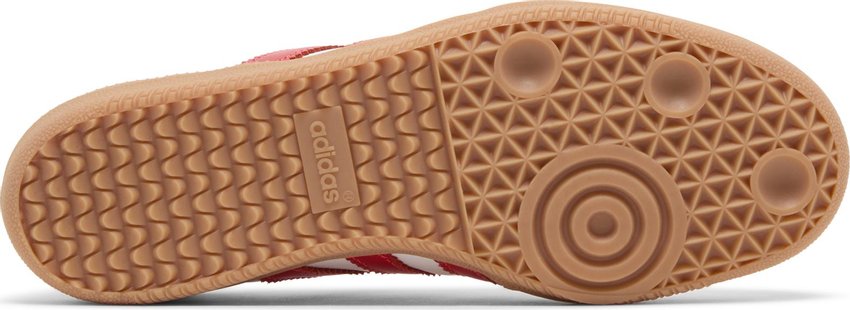 Adidas Samba OG White Solar Red Gum (Women's)
