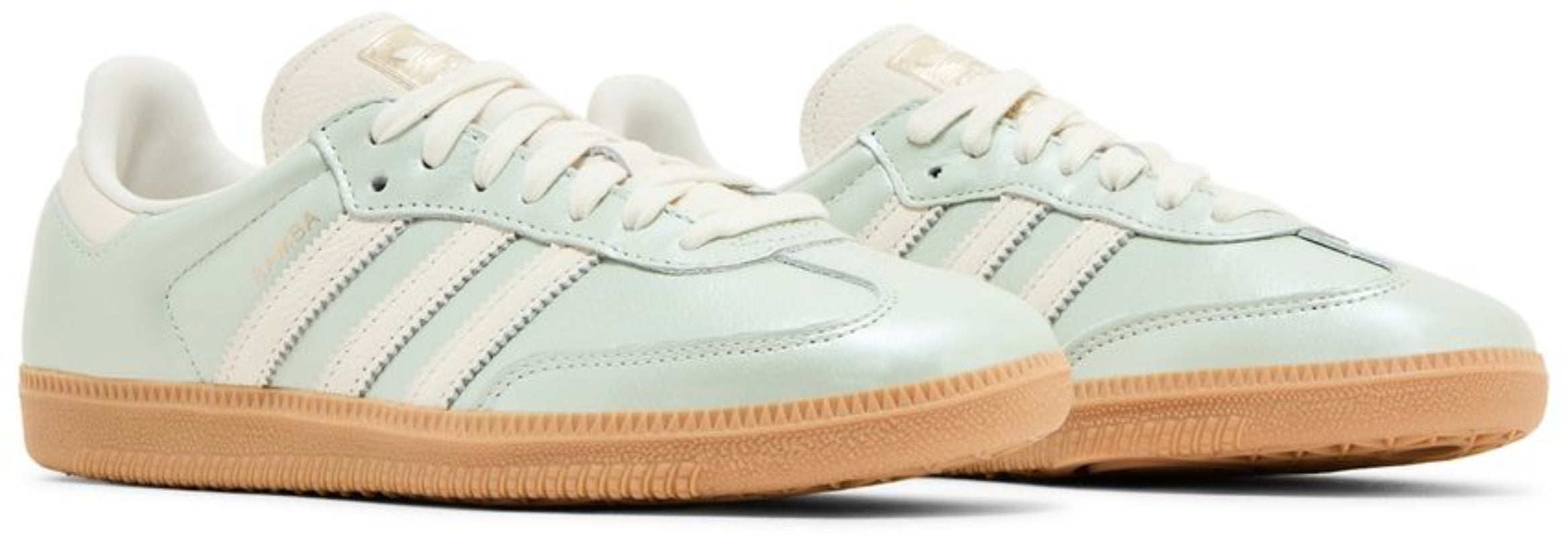 Adidas Samba OG Linen Green Metallic (Women's)