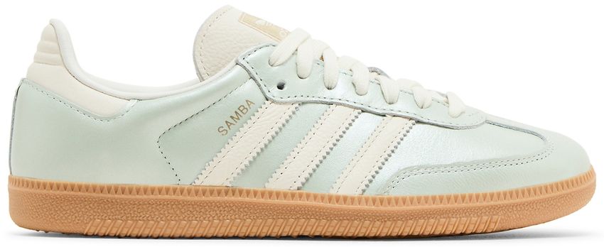 Adidas Samba OG Linen Green Metallic (Women's)
