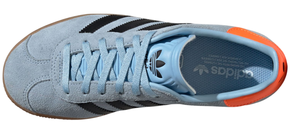 adidas Gazelle J Clear Sky Black Solar Orange (GS)