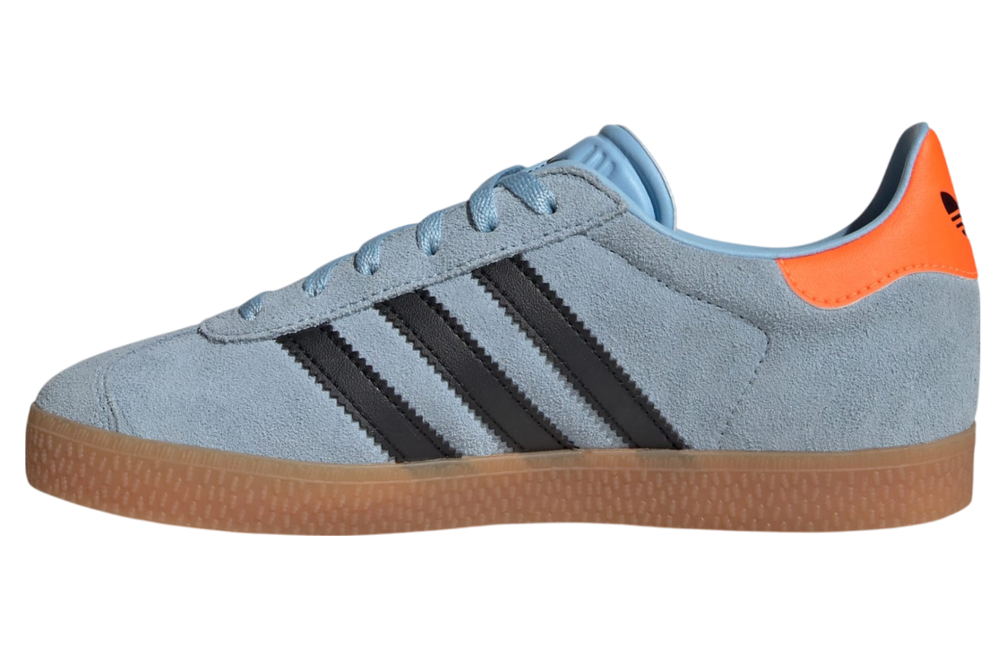 adidas Gazelle J Clear Sky Black Solar Orange (GS)