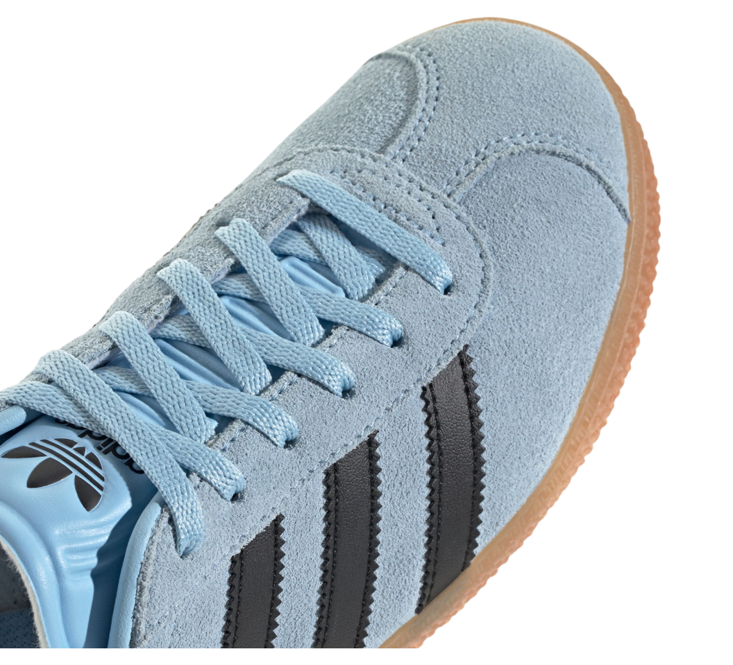 adidas Gazelle J Clear Sky Black Solar Orange (GS)