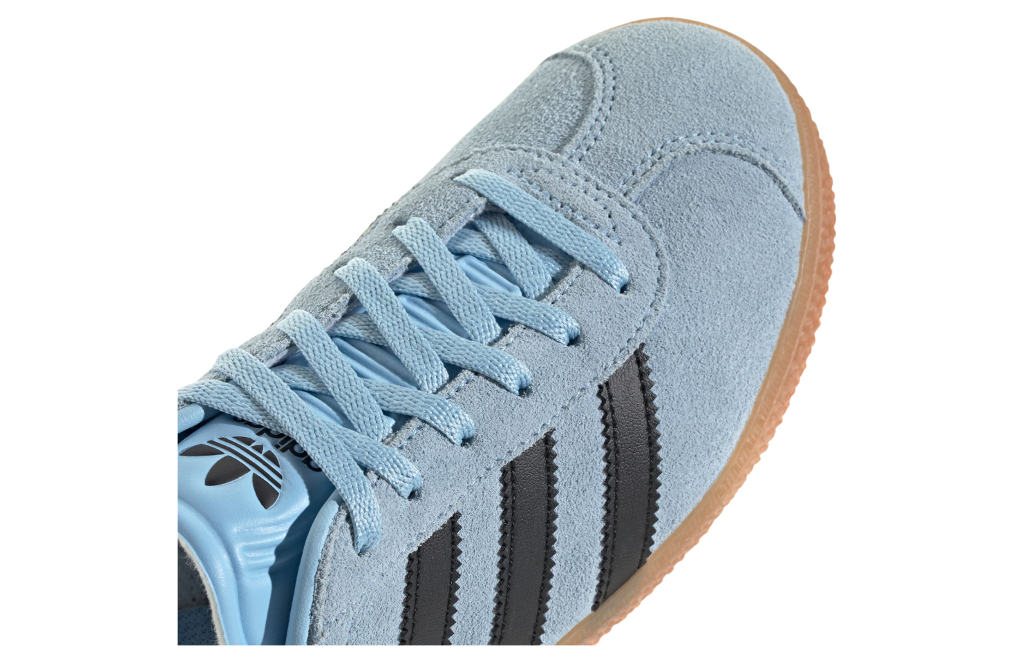 adidas Gazelle J Clear Sky Black Solar Orange (GS)