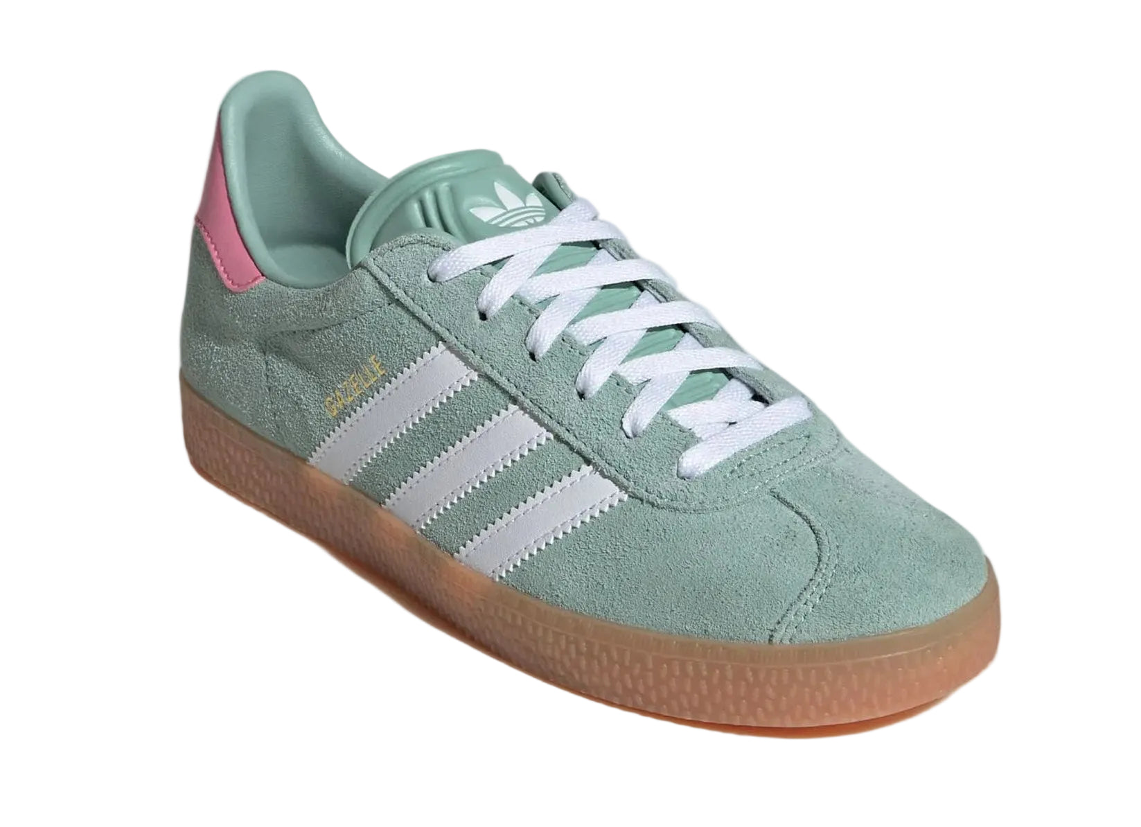 adidas Gazelle Hazy Green Bliss Pink (GS)