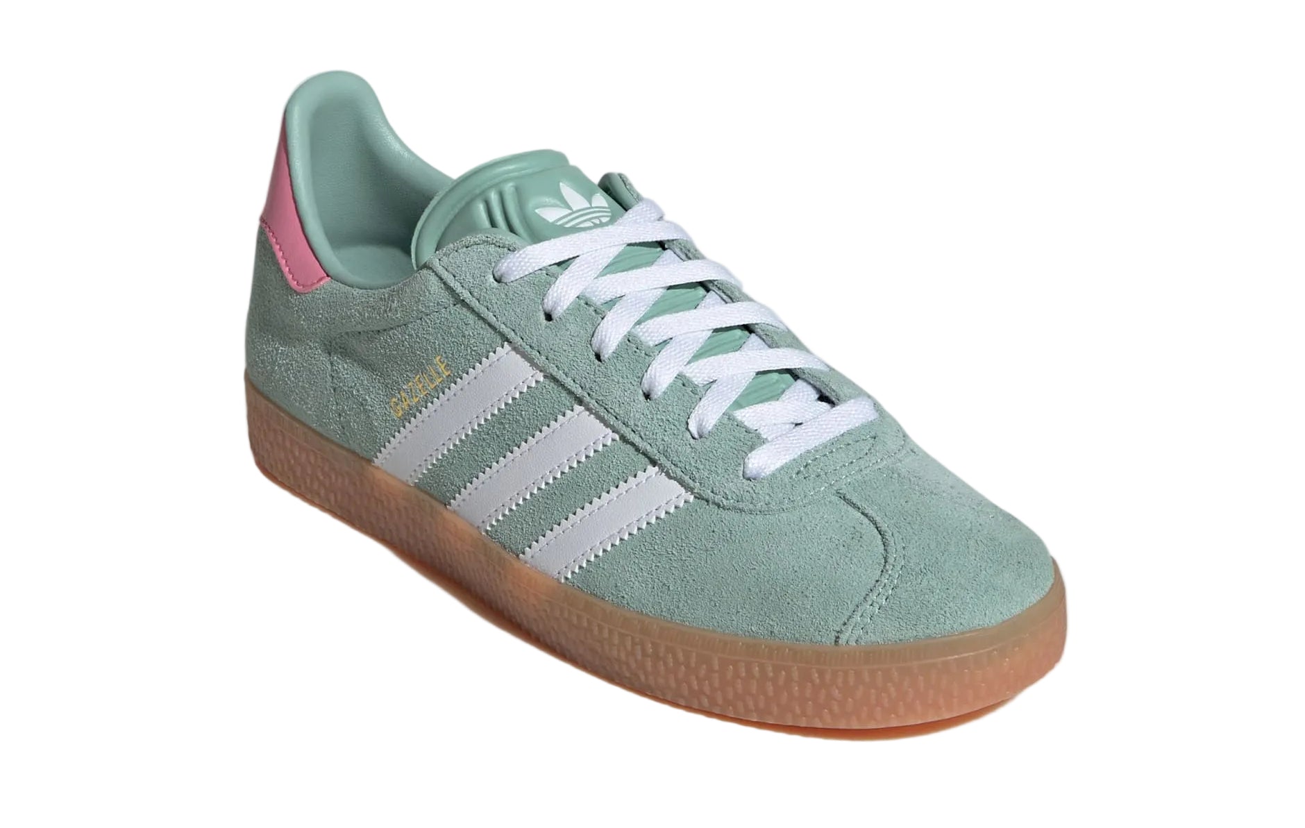 adidas Gazelle Hazy Green Bliss Pink (GS)