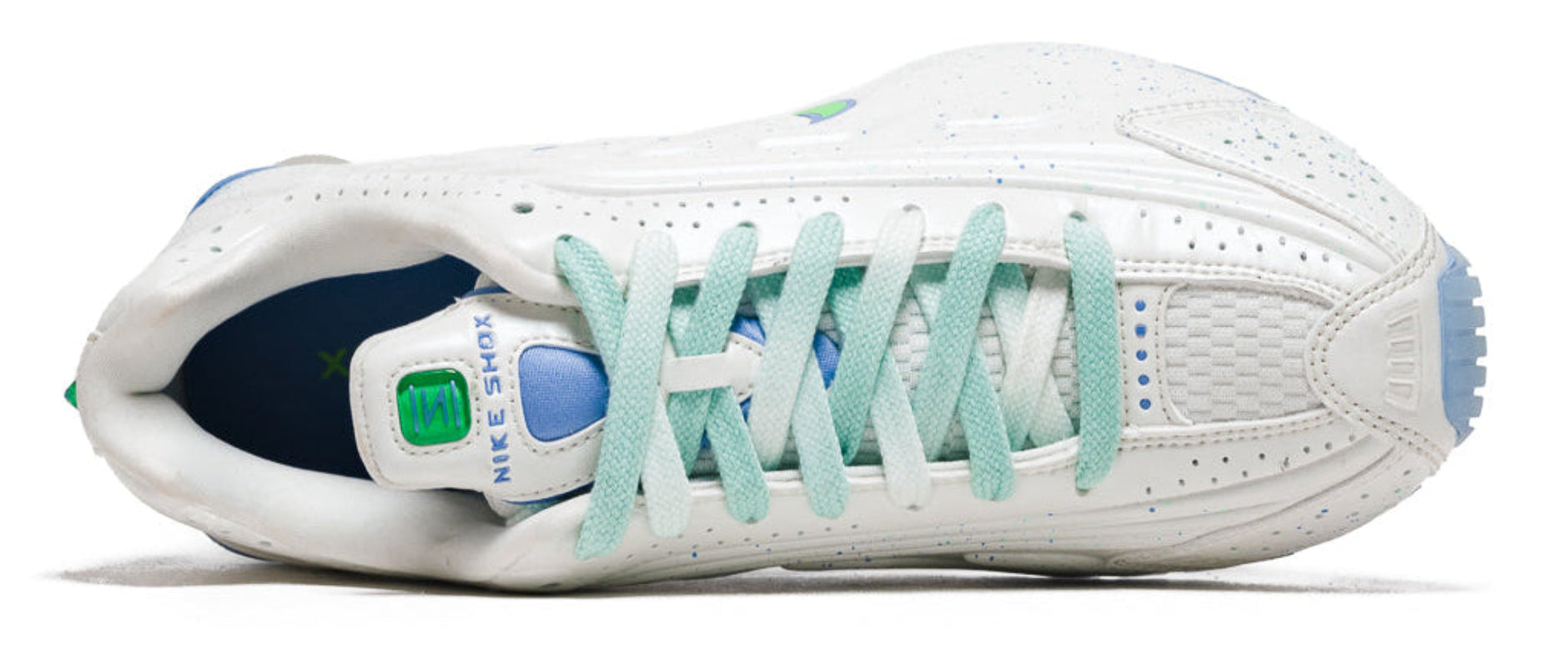 Nike Shox R4 AB White Green Strike Royal Pulse (Women's)
