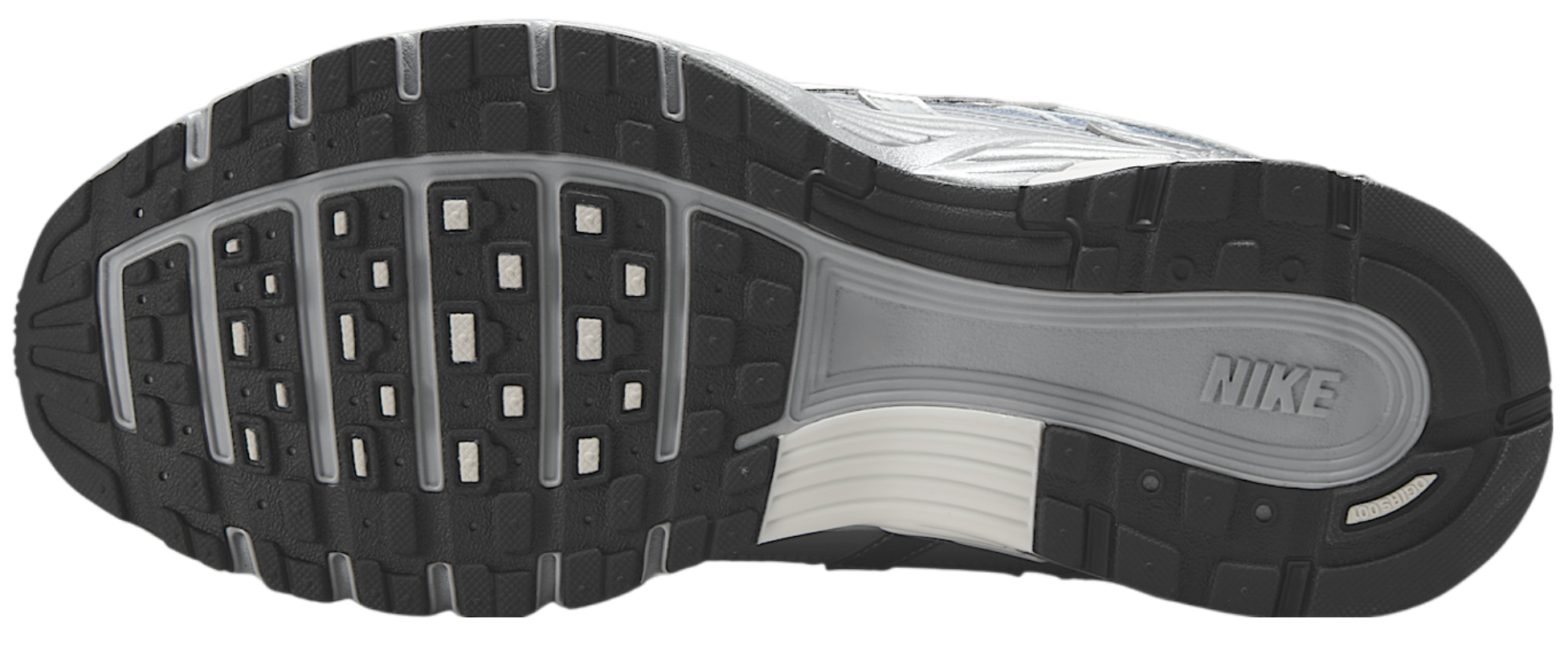 Nike P-6000 Metallic Silver Summit White-Wolf Grey