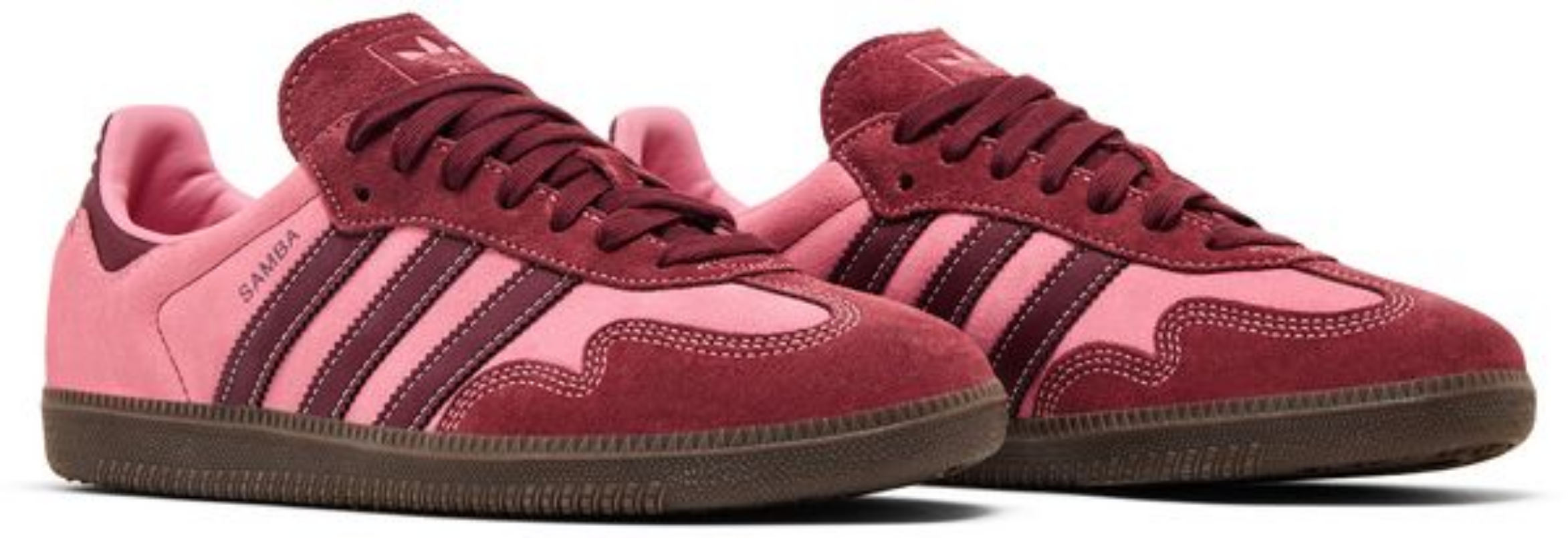 Adidas Samba OG Pink Spark Shadow Red (Women's)