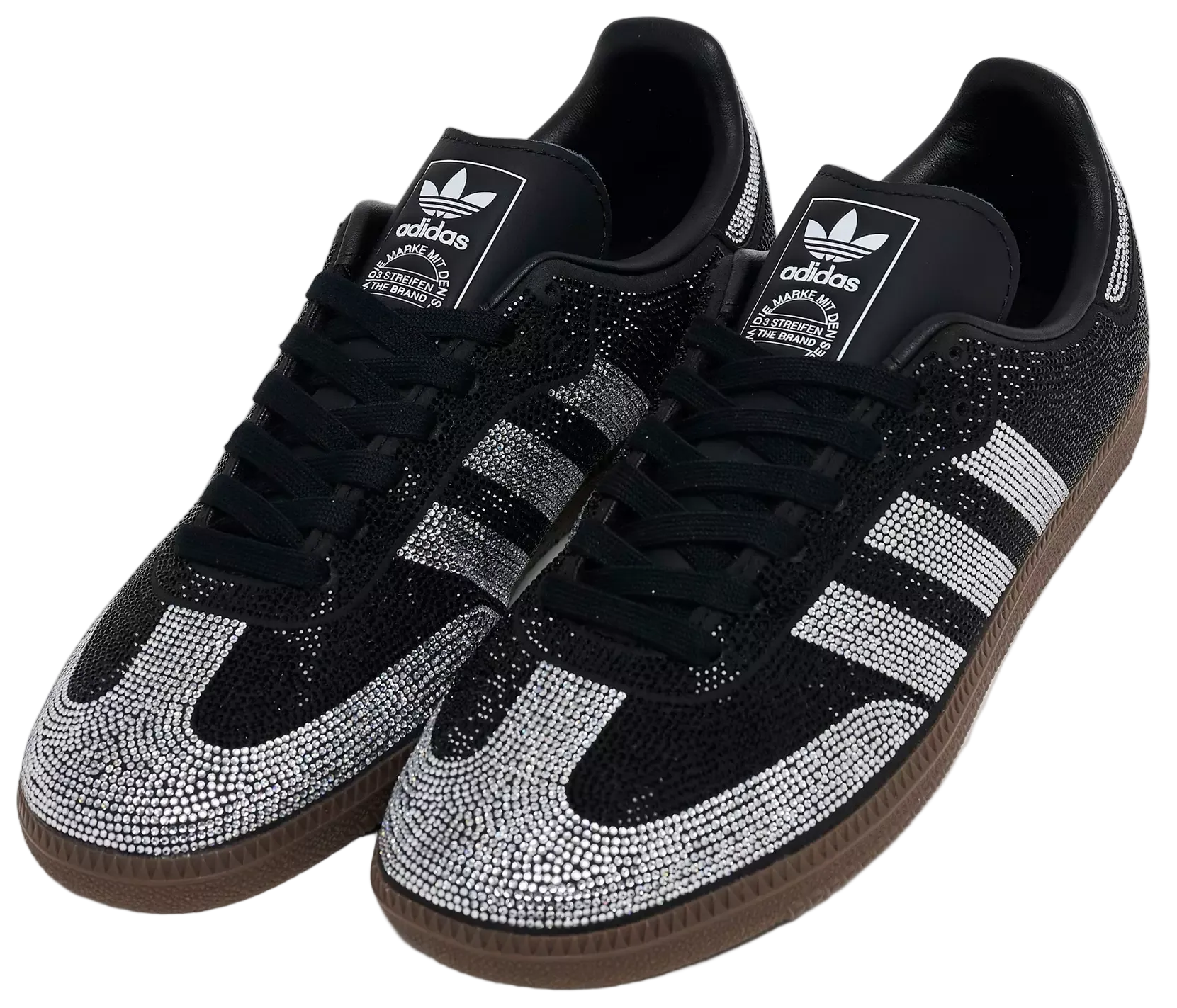 Adidas Samba OG Rhinestone Black Silver (Women's)