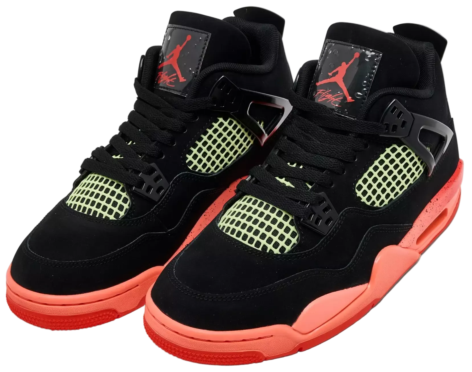 Jordan 4 Retro Black Infrared Barely Volt (GS)