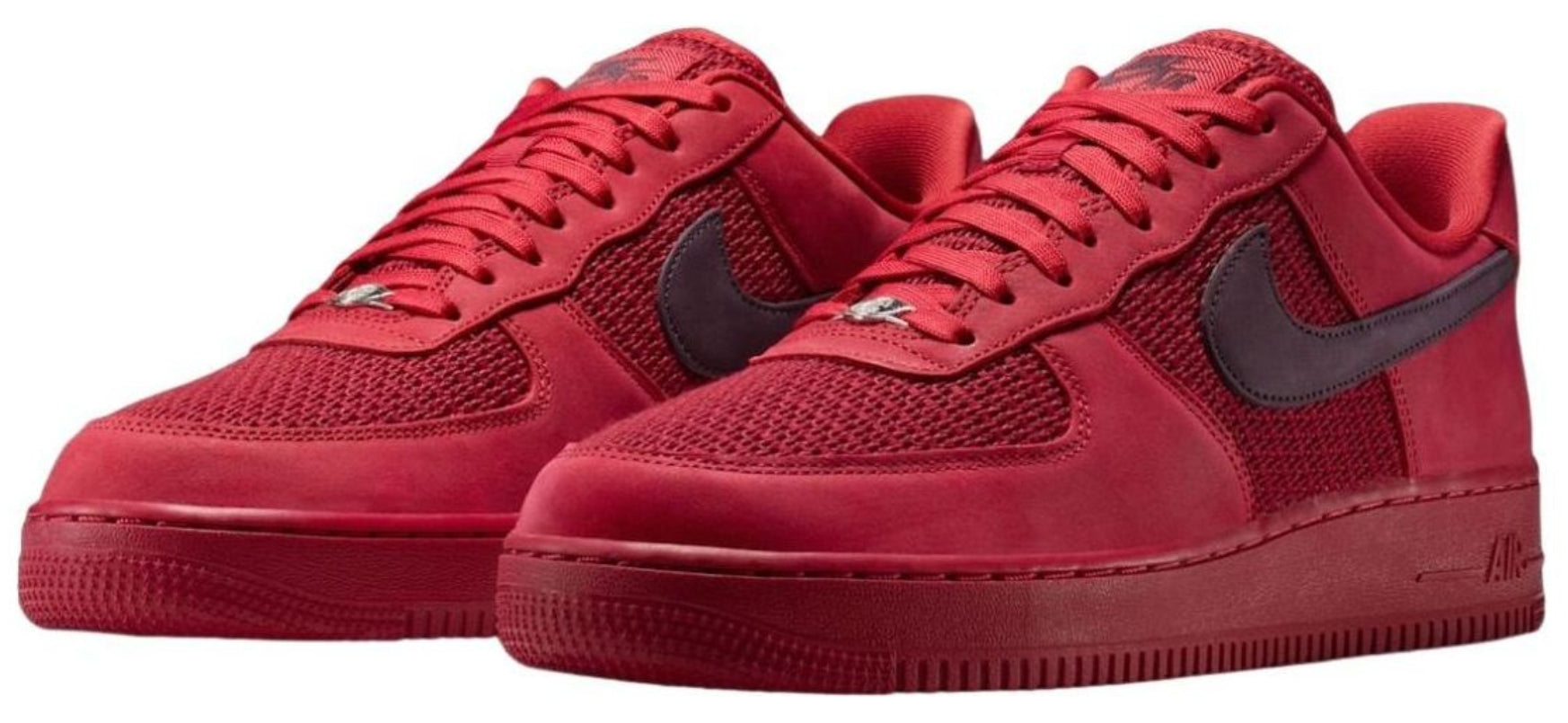Nike Air Force 1 '07 LV8 Tough Red Metallic Silver