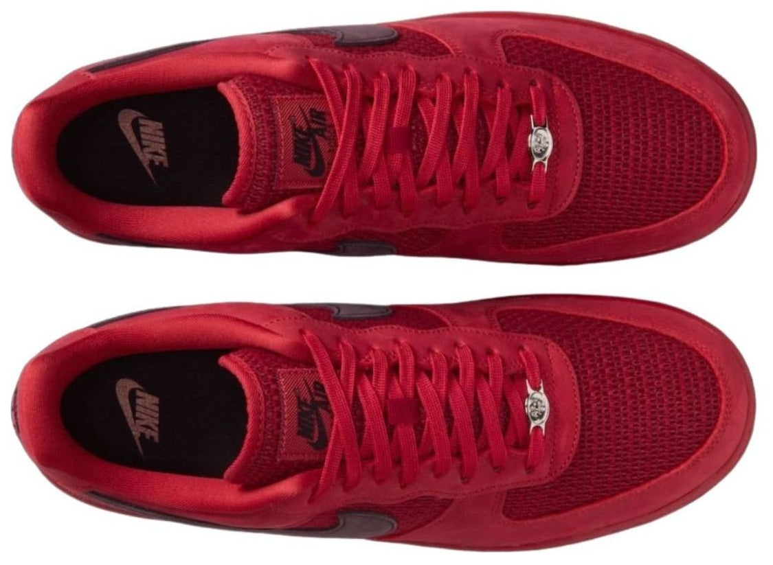 Nike Air Force 1 '07 LV8 Tough Red Metallic Silver