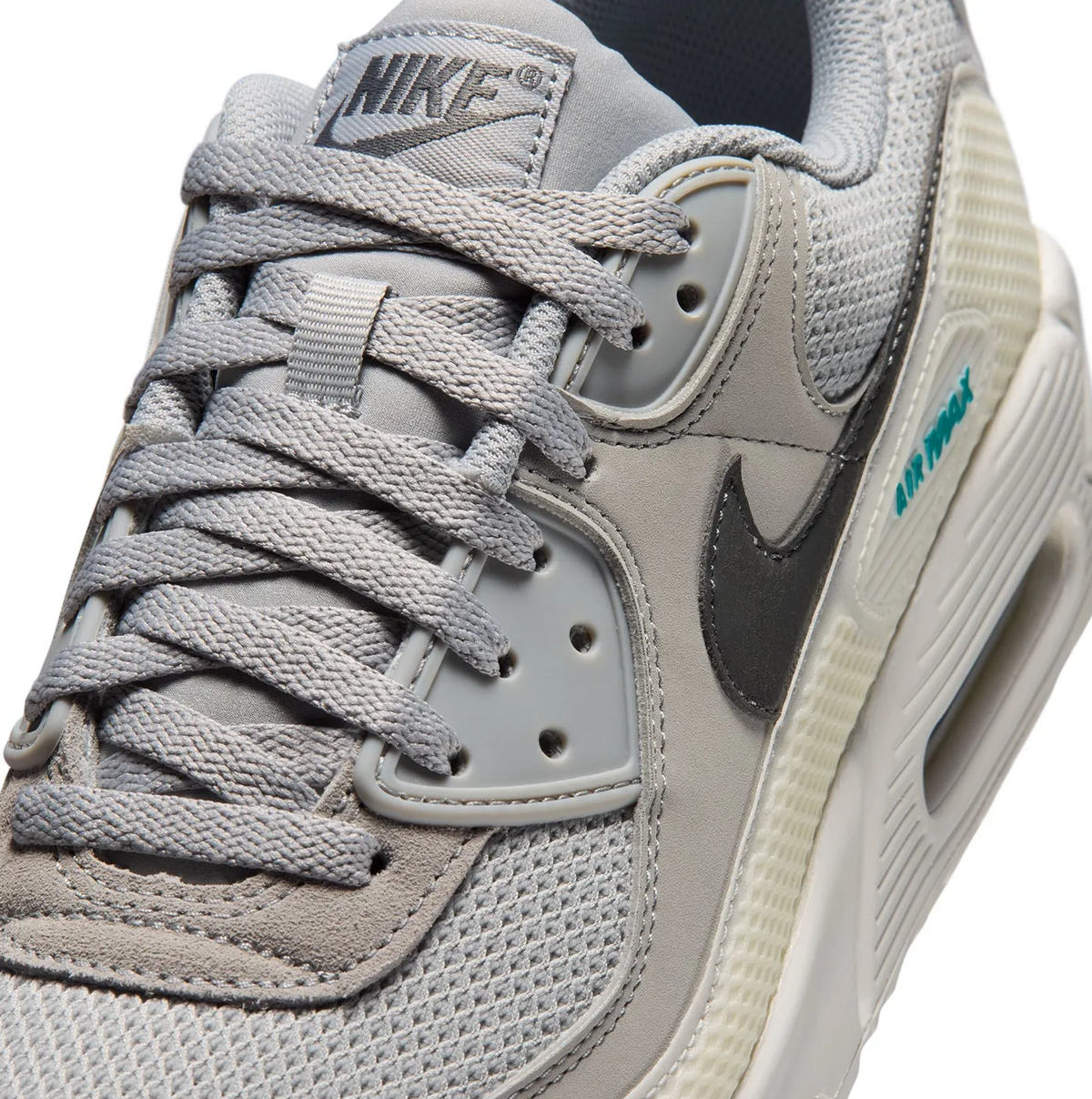 Nike Air Max 90 Premium Mesh Mudguard Light Smoke Grey
