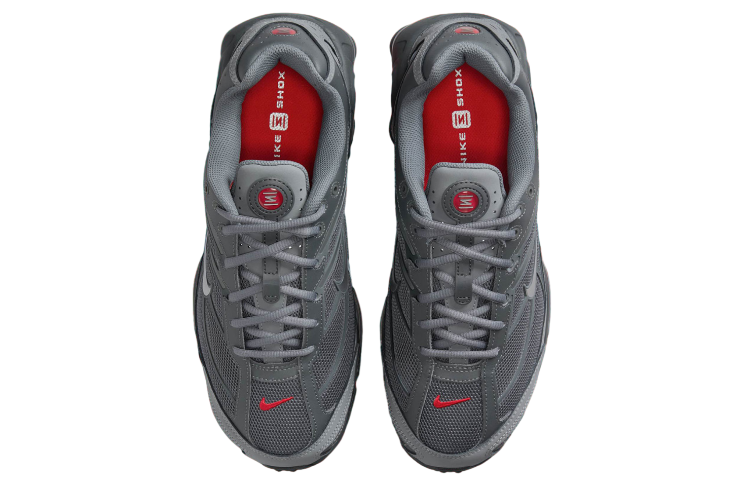 Nike Shox Ride 2 Smoke Grey University Red