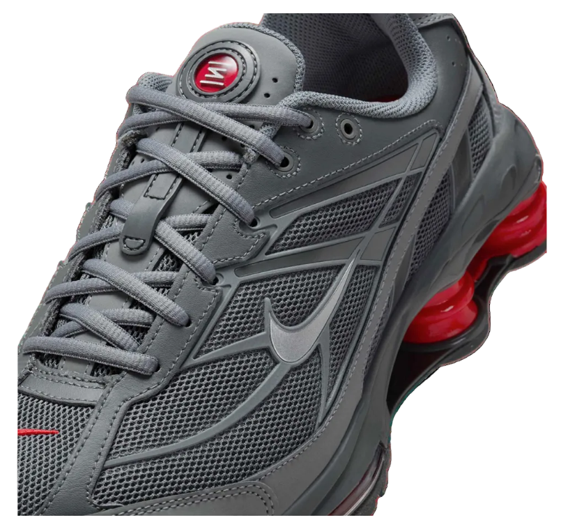 Nike Shox Ride 2 Smoke Grey University Red