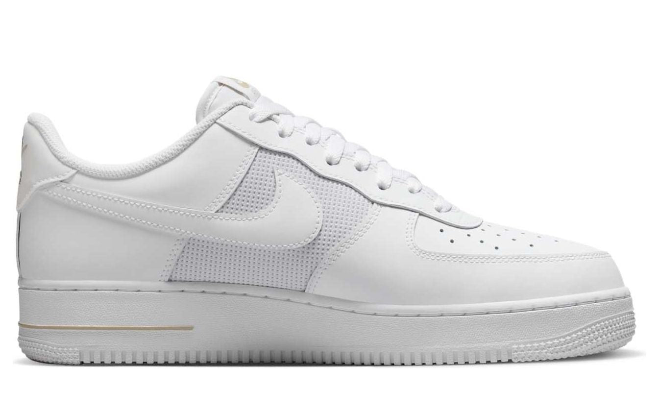 Nike Air Force 1 Low White Desert Khaki Mini Swoosh