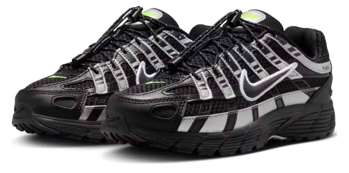 Nike P-6000 Black Metallic Silver Volt Ice (GS)