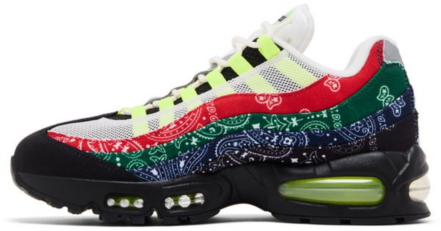 Nike Air Max 95 OG Big Bubble Neon Paisley Bandana