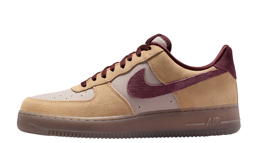 Nike Air Force 1 Low '07 Premium Linen Moon Particle Burgundy