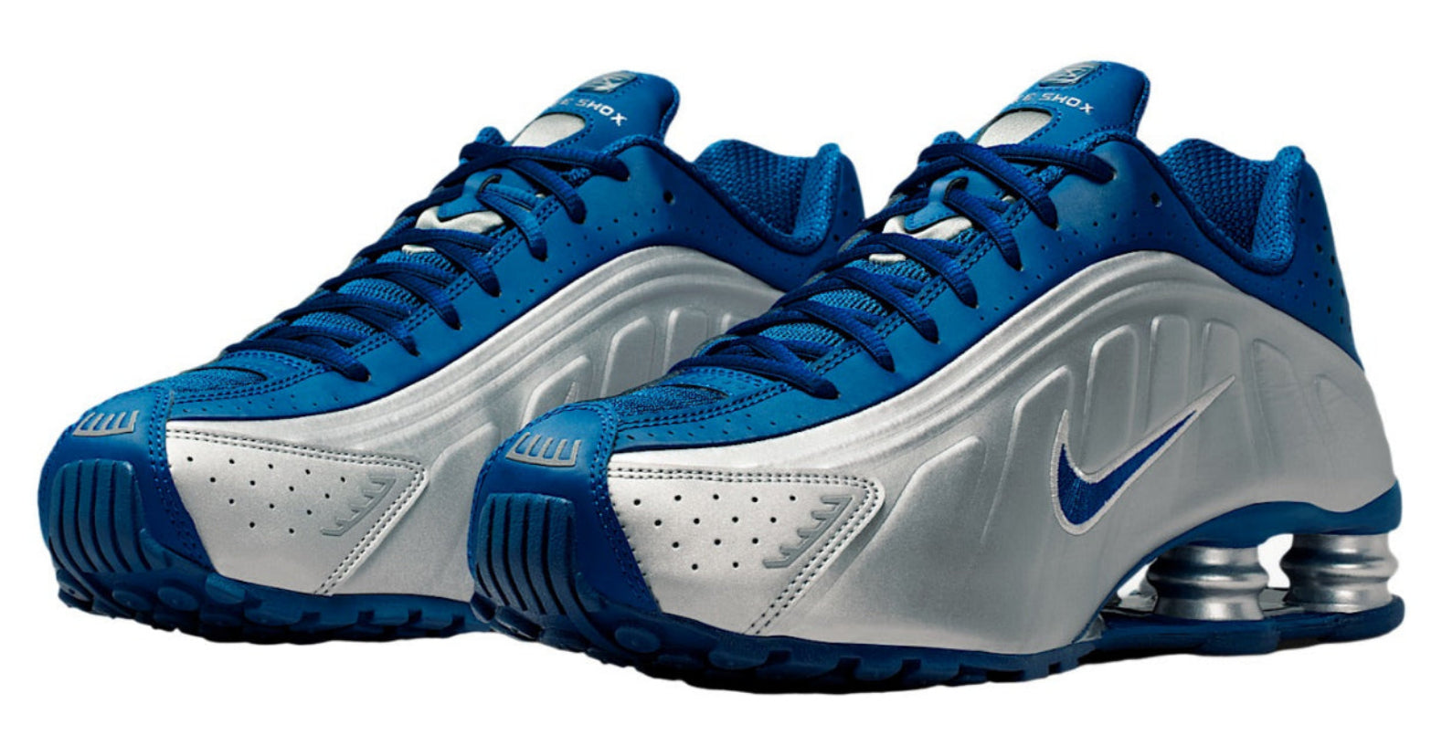 Nike Shox R4 Court Blue Metallic Silver