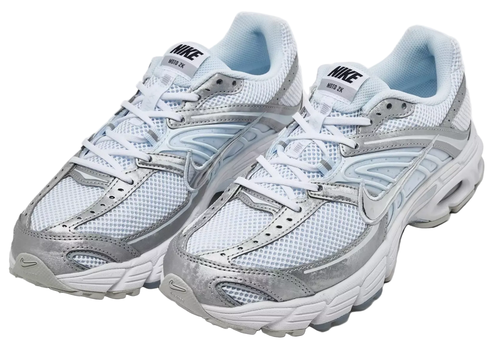 Nike Air Max Moto 2K White Metallic Siver Blue Tint (Women's)