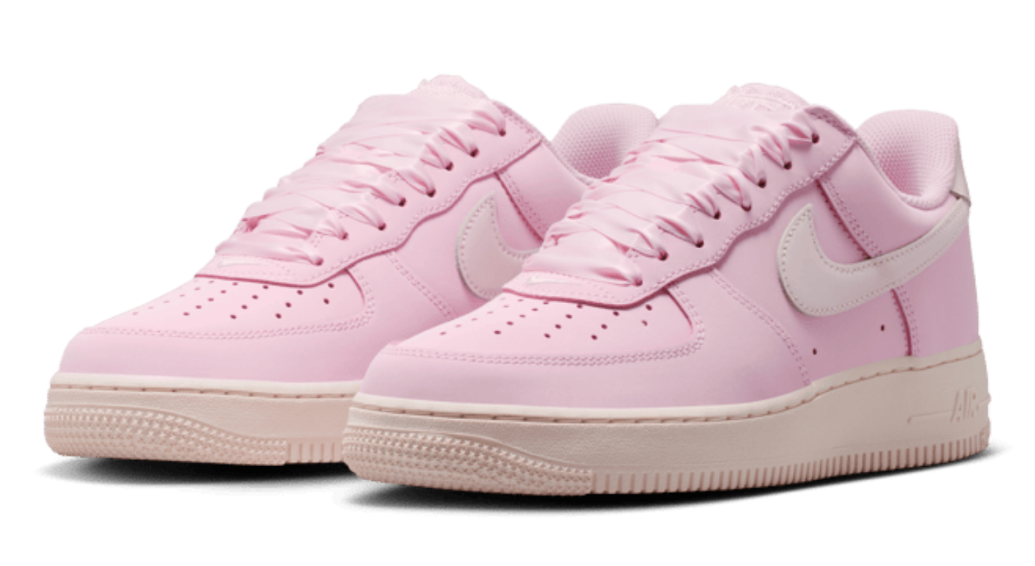 Nike Air Force 1 Low Retro Premium Ribbon Lace Pink Foam (Women's)