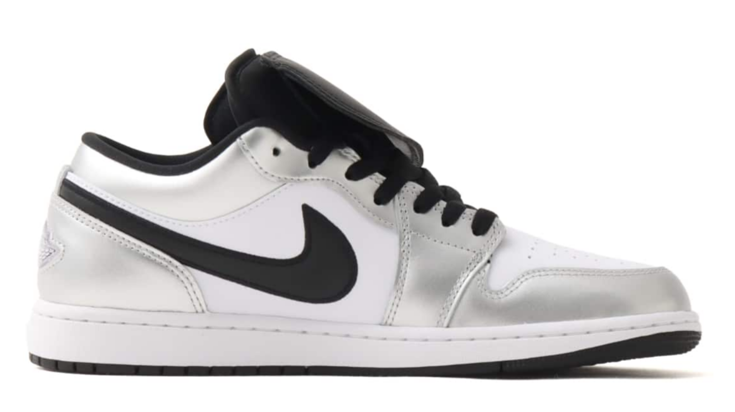 Jordan 1 Low SE Metallic Silver Tiempo