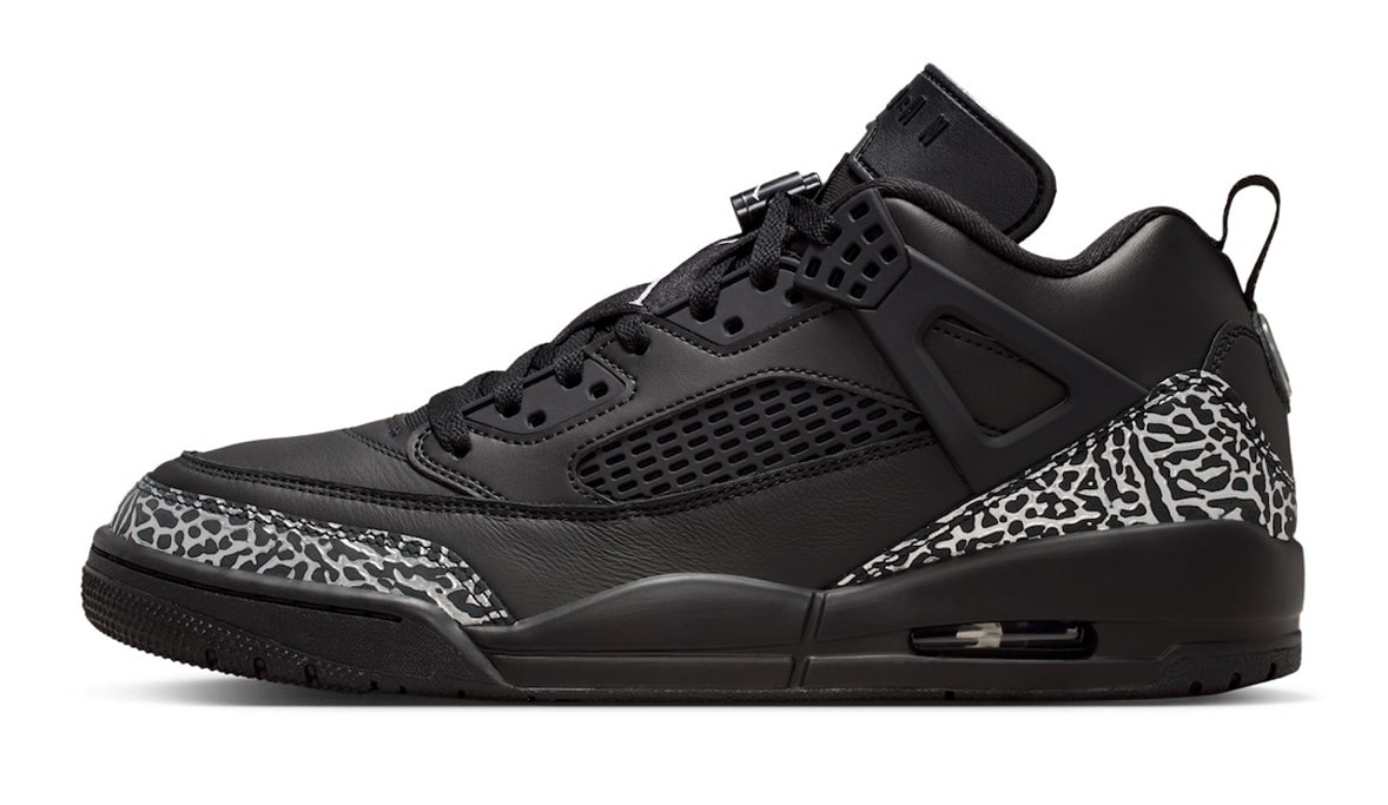 Jordan Spizike Low Black Metallic Silver