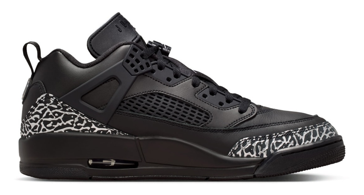 Jordan Spizike Low Black Metallic Silver