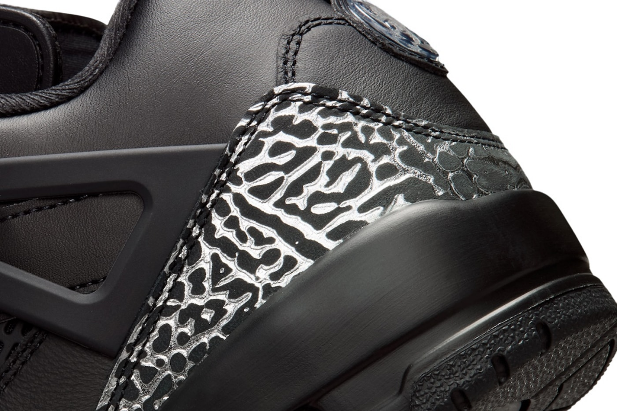 Jordan Spizike Low Black Metallic Silver