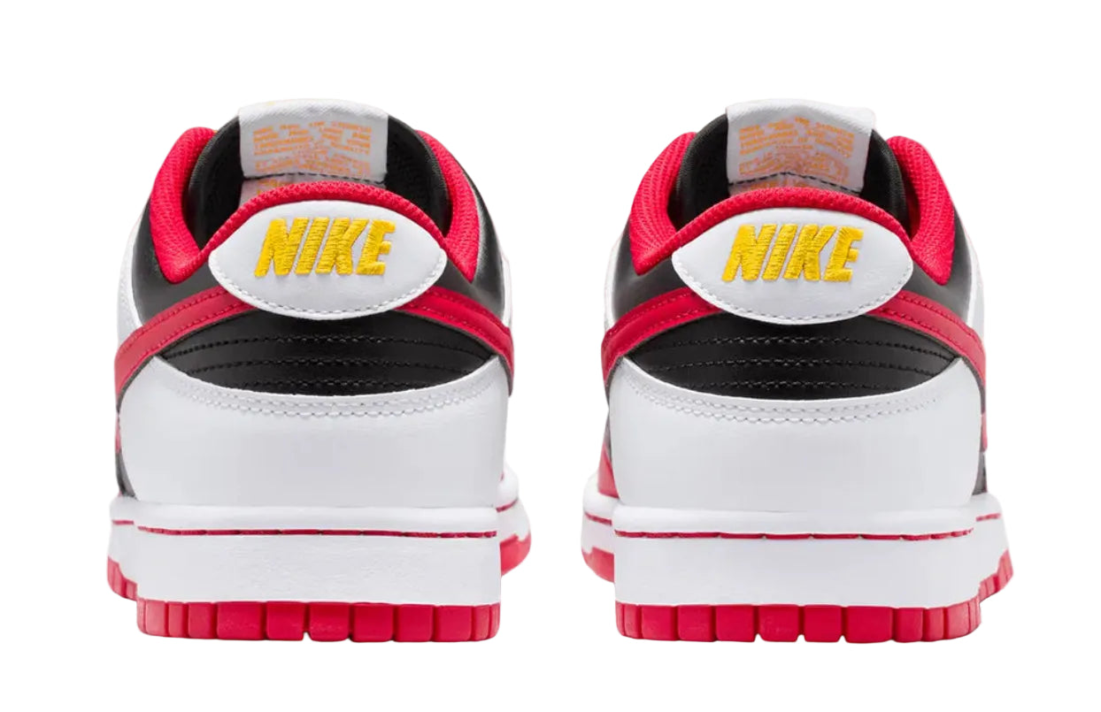 Nike Dunk Low Retro Black White University Red