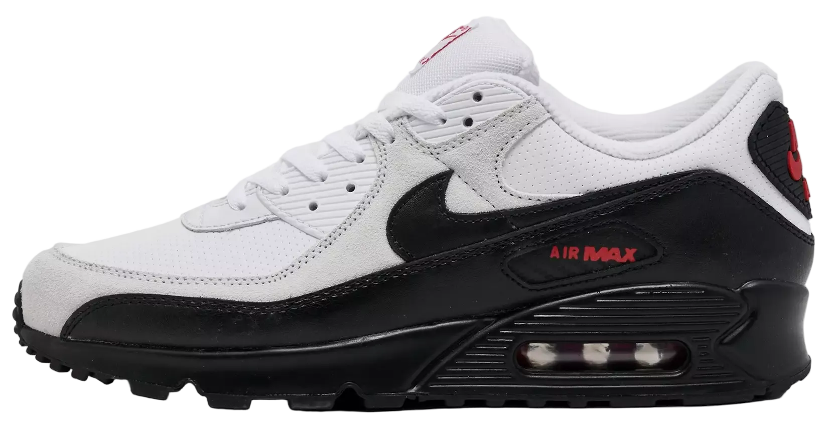 Nike Air Max 90 Perforated Leather White Black