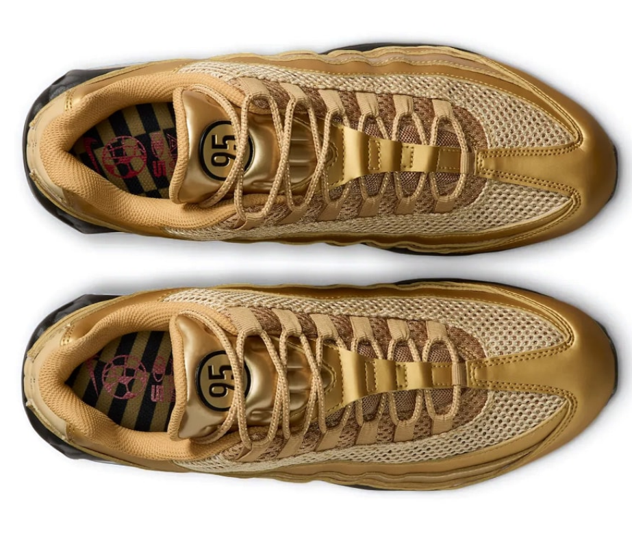 Nike Air Max 95 SE Big Bubble Total 90 Metallic Gold