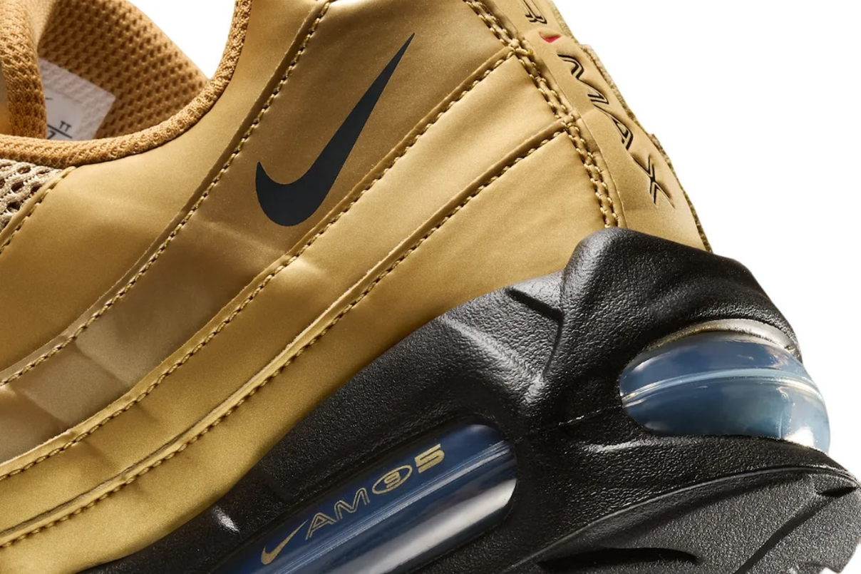 Nike Air Max 95 SE Big Bubble Total 90 Metallic Gold
