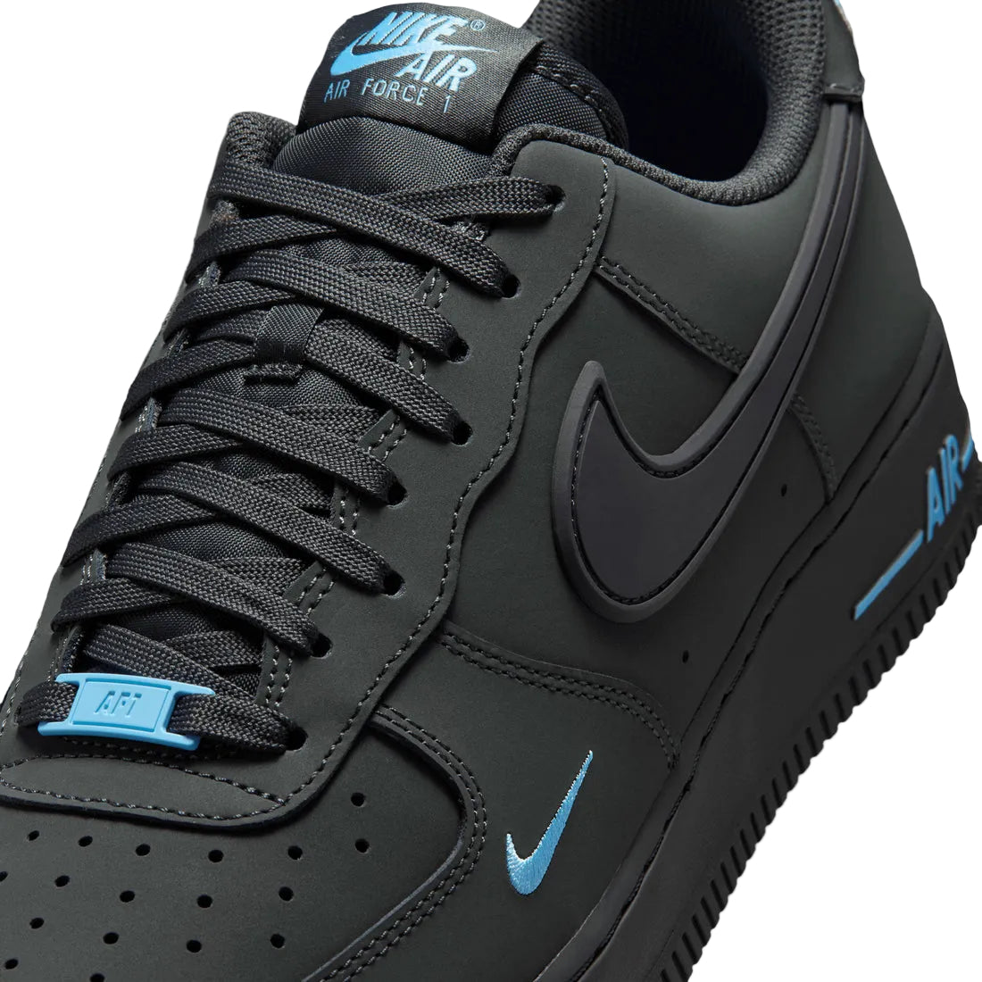Nike Air Force 1 Low '07 Anthracite Anthracite Football Blue Black