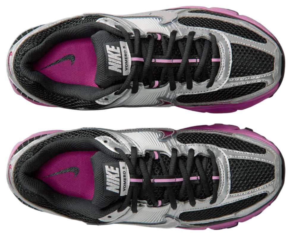 Nike Zoom Vomero 5 Off Noir Fire Pink Photon Dust Metallic Silver (Women's)