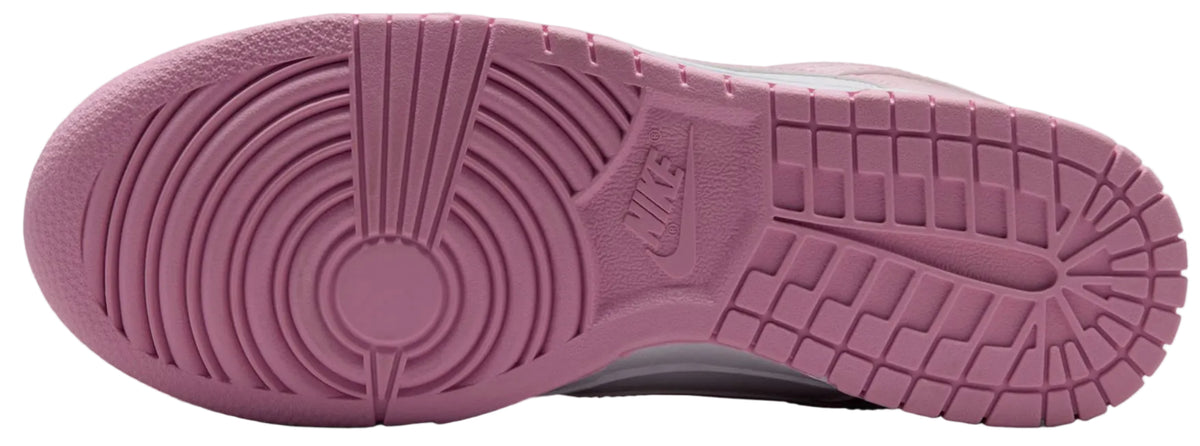 Nike Dunk Low SE Patent White Pink Rise (Women's)