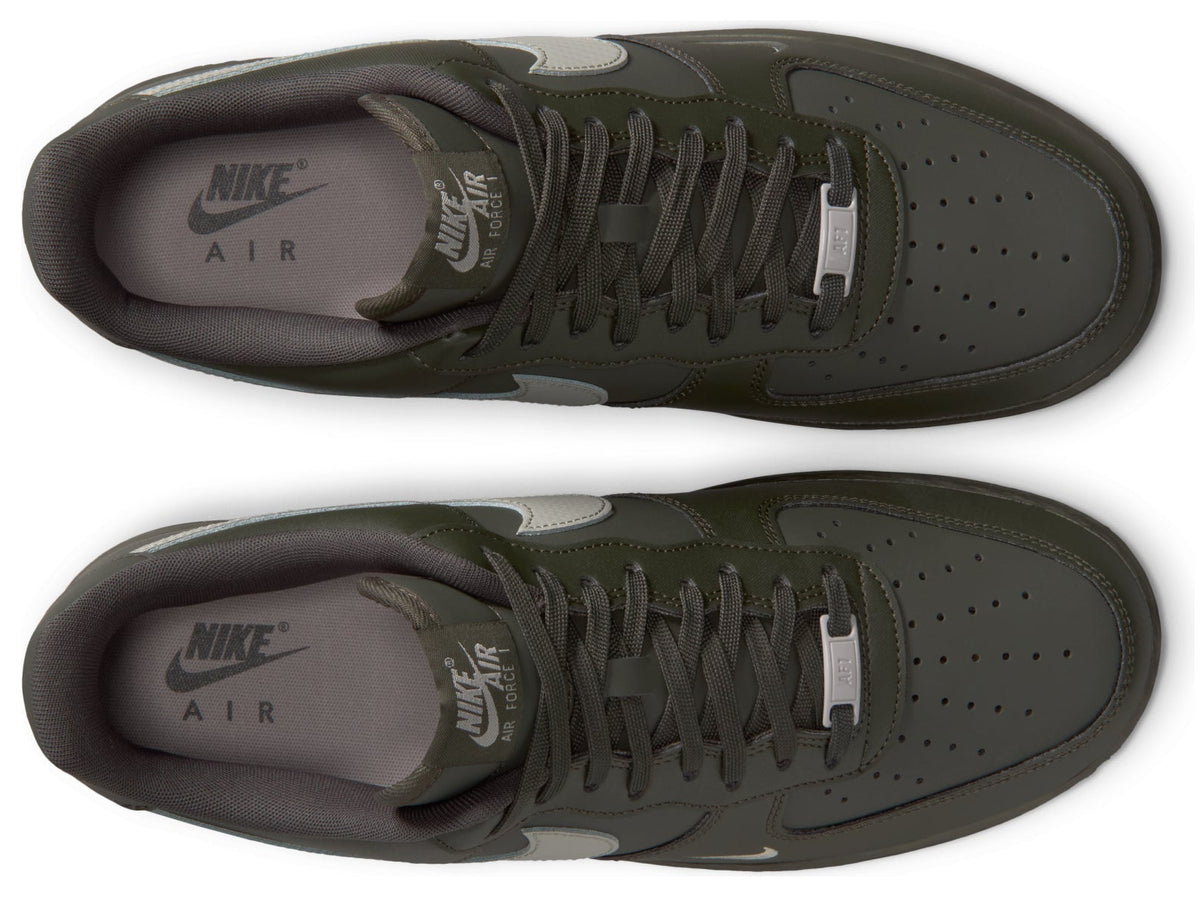 Nike Air Force 1 Low '07 Carbon Fiber Swoosh Newsprint College Grey