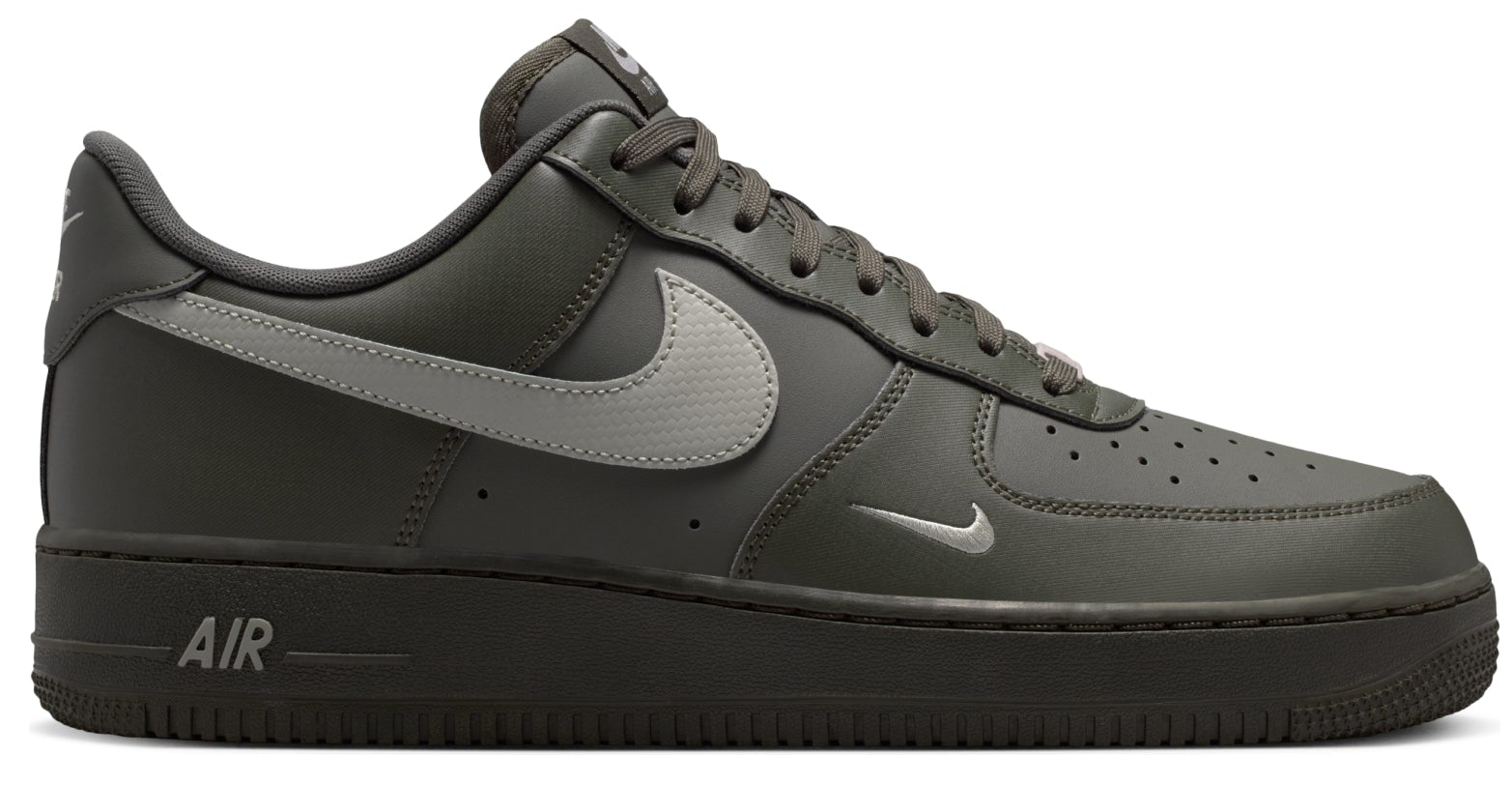 Nike Air Force 1 Low '07 Carbon Fiber Swoosh Newsprint College Grey