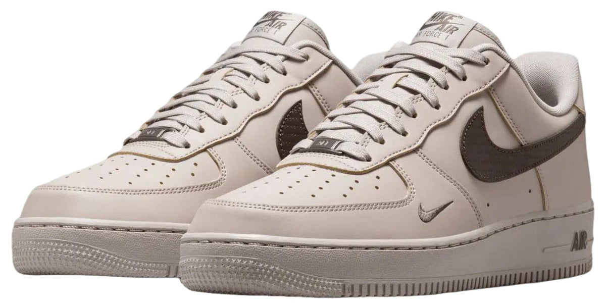 Nike Air Force 1 Low '07 Carbon Fiber Swoosh College Grey Newsprint