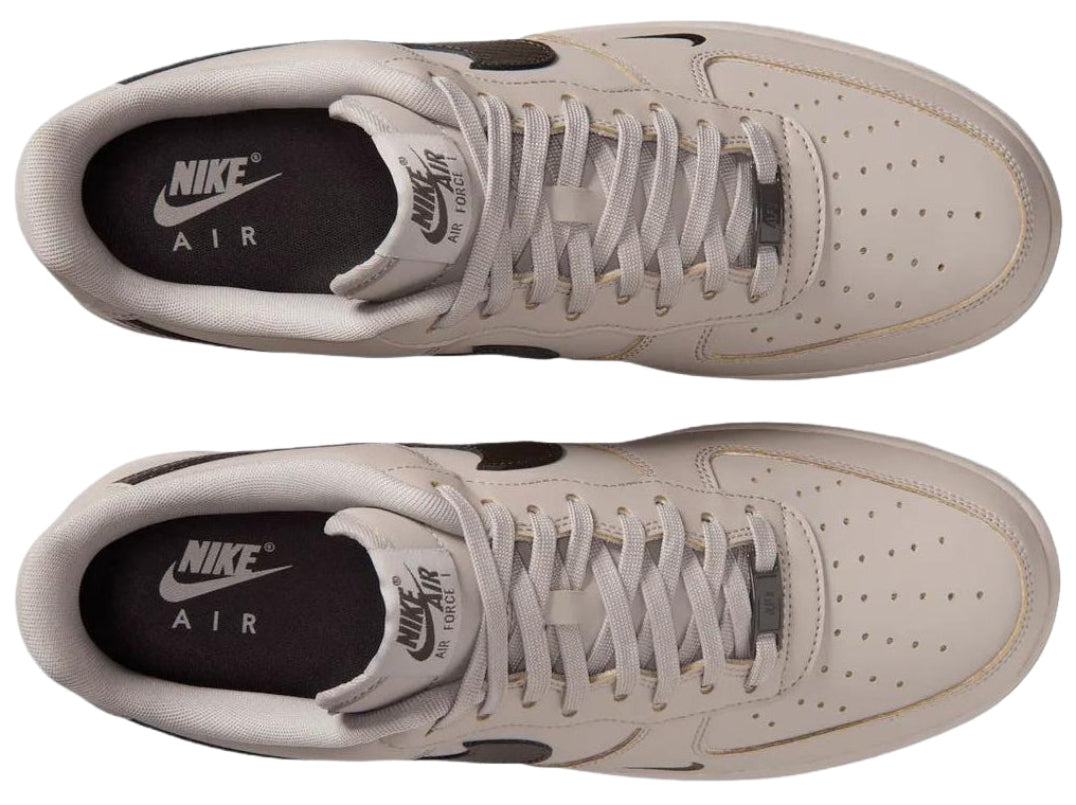 Nike Air Force 1 Low '07 Carbon Fiber Swoosh College Grey Newsprint