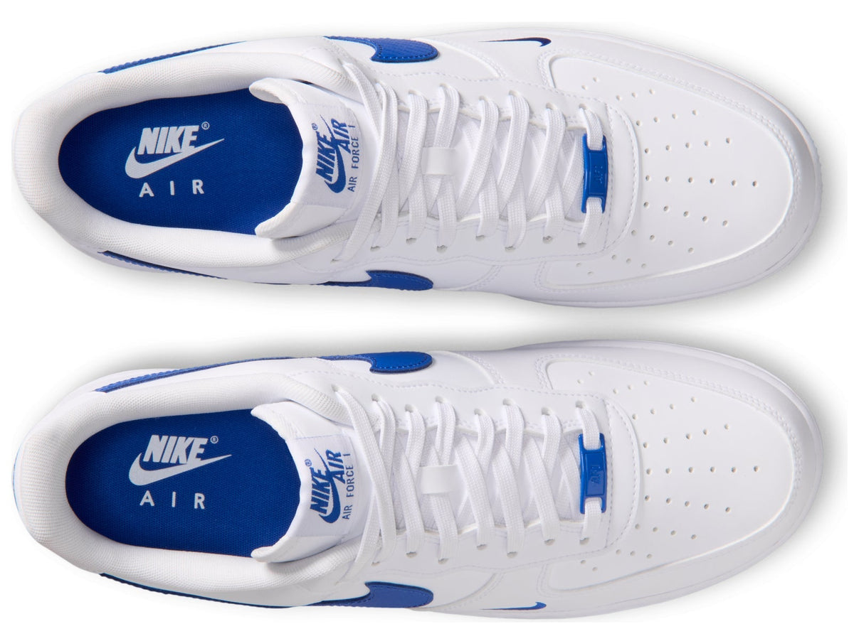 Nike Air Force 1 Low '07 Carbon Fiber Swoosh White Game Royal