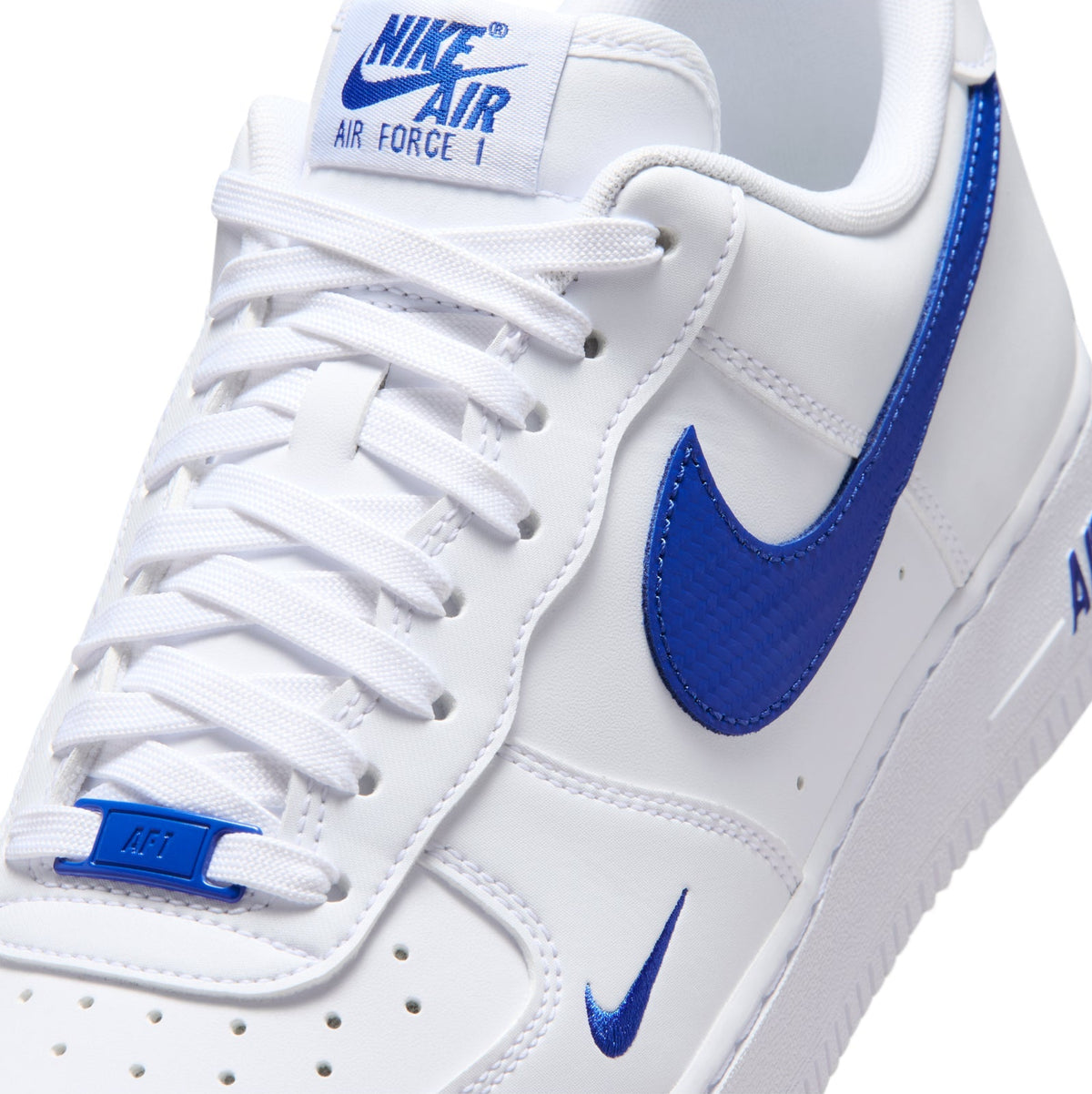 Nike Air Force 1 Low '07 Carbon Fiber Swoosh White Game Royal