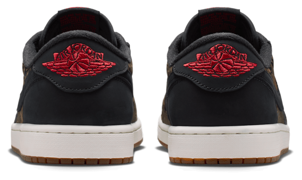 Jordan 1 Retro Low OG Laser Black University Red